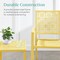 Best Choice Products 3-Piece Stackable Patio Bistro Set, Outdoor Chat Furniture w/ 2 Chairs, Table